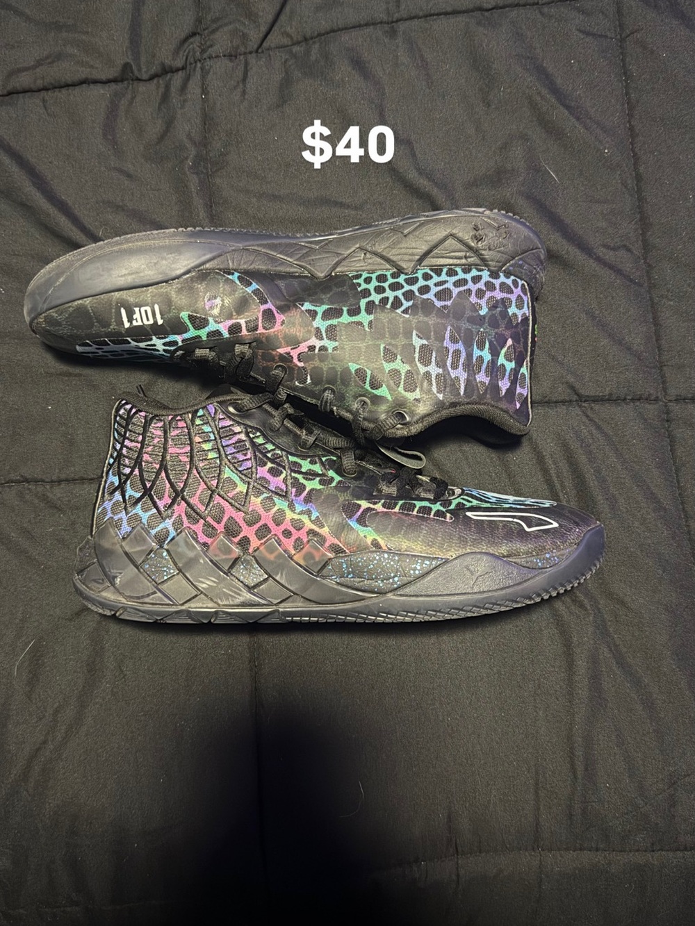 Puma LaMelo Ball Black Iridescent